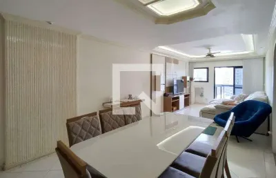 Apartamento para aluguel - guilhermina, 4 quartos,  160 m² - praia grande