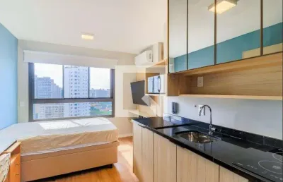 Kitnet / stúdio para aluguel - campo belo, 1 quarto,  19 m² - são paulo