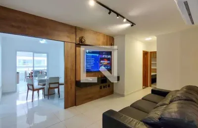 Apartamento para aluguel - vila tupi, 2 quartos,  120 m² - praia grande