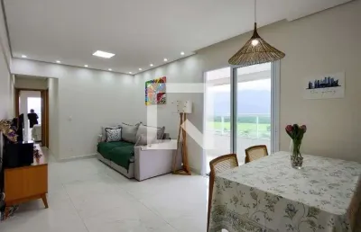 Apartamento para aluguel - vila caiçara, 2 quartos,  80 m² - praia grande