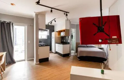 Kitnet / stúdio para aluguel - moema, 1 quarto,  38 m² - são paulo