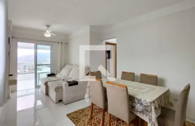 Apartamento para aluguel - vila caiçara, 2 quartos,  136 m² - praia grande