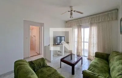 Apartamento para aluguel - aviação, 2 quartos,  80 m² - praia grande