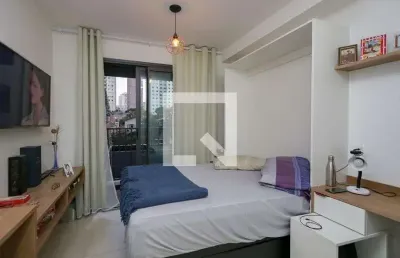 Apartamento para aluguel - brooklin, 1 quarto,  24 m² - são paulo