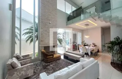 Casa / sobrado em condomínio para aluguel - swiss park, 4 quartos,  420 m² - campinas