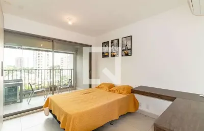 Kitnet / stúdio para aluguel - moema, 1 quarto,  30 m² - são paulo