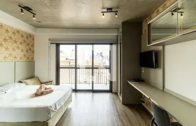 Kitnet / stúdio para aluguel - santa cecília, 1 quarto,  31 m² - são paulo