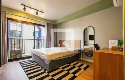 Kitnet / stúdio para aluguel - pinheiros, 1 quarto,  25 m² - são paulo