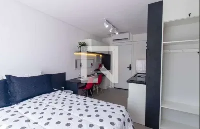 Kitnet / stúdio para aluguel - água verde, 1 quarto,  22 m² - curitiba