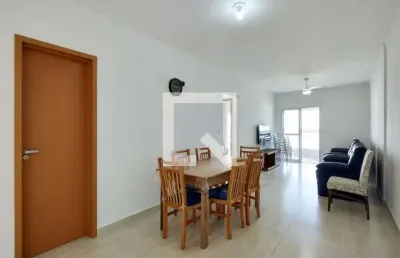 Apartamento para aluguel - vila caiçara, 2 quartos,  110 m² - praia grande