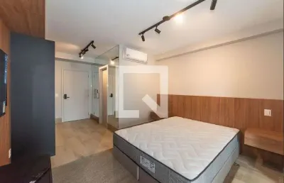 Kitnet / stúdio para aluguel - brooklin, 1 quarto,  32 m² - são paulo