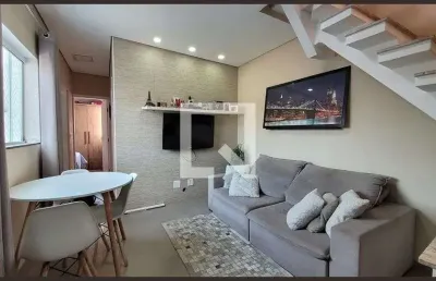 Cobertura para aluguel - jardim do estadio, 2 quartos,  80 m² - santo andré