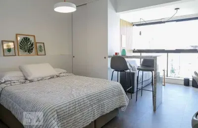 Kitnet / stúdio para aluguel - jardim paulista, 1 quarto,  29 m² - são paulo