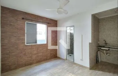Kitnet / stúdio para aluguel - cidade ocian, 1 quarto,  23 m² - praia grande