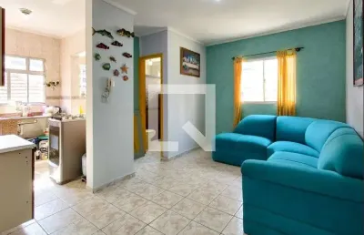 Apartamento para aluguel - vila tupi, 2 quartos,  59 m² - praia grande