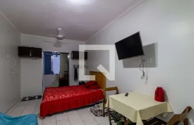 Apartamento para aluguel - nova mirim, 1 quarto,  42 m² - praia grande