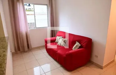 Apartamento para aluguel - guilhermina, 1 quarto,  42 m² - praia grande