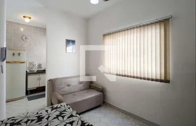 Apartamento para aluguel - aviação, 1 quarto,  35 m² - praia grande