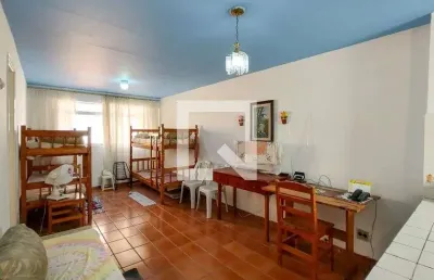 Kitnet / stúdio para aluguel - aviação, 1 quarto,  48 m² - praia grande