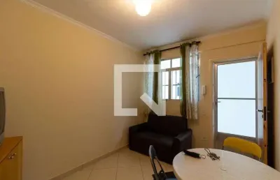 Apartamento para aluguel - boqueirão, 1 quarto,  40 m² - praia grande