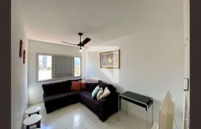 Apartamento para aluguel - nova mirim, 1 quarto,  52 m² - praia grande