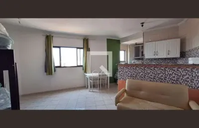 Kitnet / stúdio para aluguel - vila assunção, 1 quarto,  33 m² - praia grande
