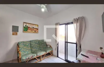 Apartamento para aluguel - vila assunção, 1 quarto,  35 m² - praia grande