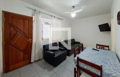 Apartamento para aluguel - aviação, 2 quartos,  50 m² - praia grande
