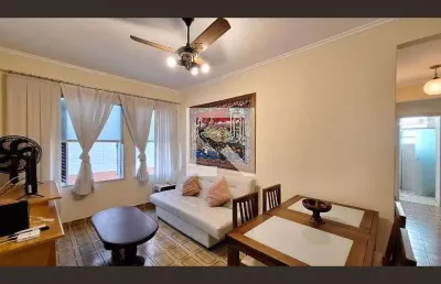 Apartamento para aluguel - canto do forte, 2 quartos,  70 m² - praia grande