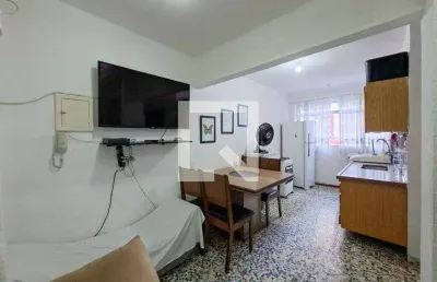 Apartamento para aluguel - canto do forte, 2 quartos,  50 m² - praia grande
