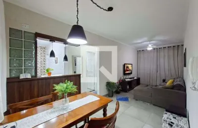 Apartamento para aluguel - vila tupi, 1 quarto,  50 m² - praia grande