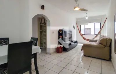 Apartamento para aluguel - vila tupi, 1 quarto,  56 m² - praia grande