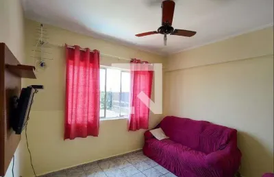 Apartamento para aluguel - maracanã, 1 quarto,  65 m² - praia grande