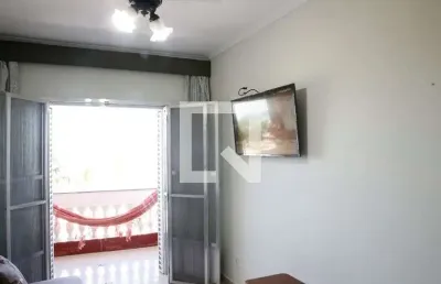 Apartamento para aluguel - vila assunção, 1 quarto,  57 m² - praia grande