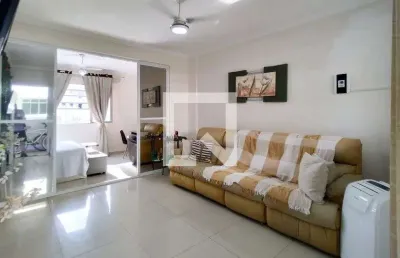 Apartamento para aluguel - boqueirão, 2 quartos,  70 m² - praia grande
