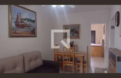 Apartamento para aluguel - nova mirim, 1 quarto,  45 m² - praia grande