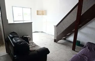 Cobertura para aluguel - aviação, 2 quartos,  86 m² - praia grande