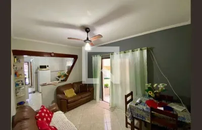 Apartamento para aluguel - vila assunção, 1 quarto,  56 m² - praia grande