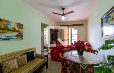 Apartamento para aluguel - vila tupi, 2 quartos,  84 m² - praia grande