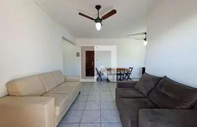 Apartamento para aluguel - vila caiçara, 1 quarto,  61 m² - praia grande