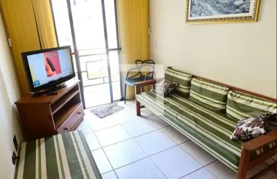 Apartamento para aluguel - vila caiçara, 1 quarto,  42 m² - praia grande