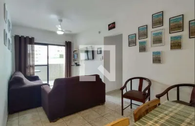 Apartamento para aluguel - cidade ocian, 2 quartos,  75 m² - praia grande