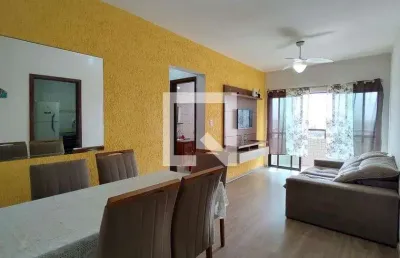 Apartamento para aluguel - maracanã, 2 quartos,  70 m² - praia grande