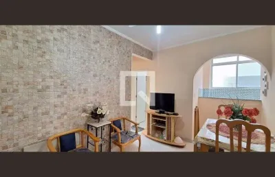Apartamento para aluguel - canto do forte, 2 quartos,  56 m² - praia grande