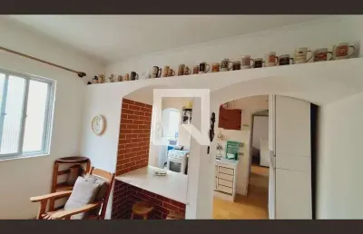 Apartamento para aluguel - vila caiçara, 1 quarto,  59 m² - praia grande