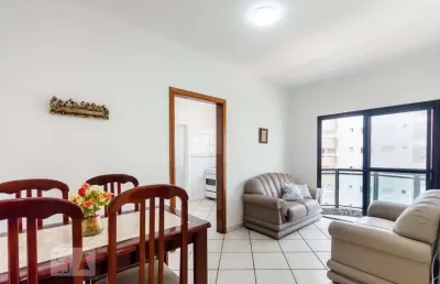 Apartamento para aluguel - canto do forte, 1 quarto,  55 m² - praia grande