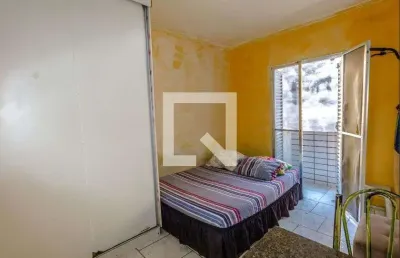 Kitnet / stúdio para aluguel - guilhermina, 1 quarto,  30 m² - praia grande