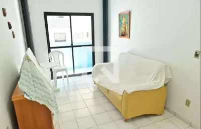 Apartamento para aluguel - aviação, 1 quarto,  40 m² - praia grande