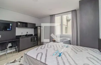 Apartamento para aluguel - centro histórico, 1 quarto,  22 m² - porto alegre
