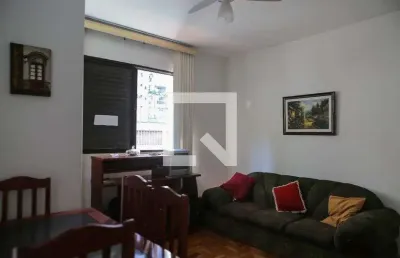 Apartamento para aluguel - jose menino, 1 quarto,  54 m² - santos